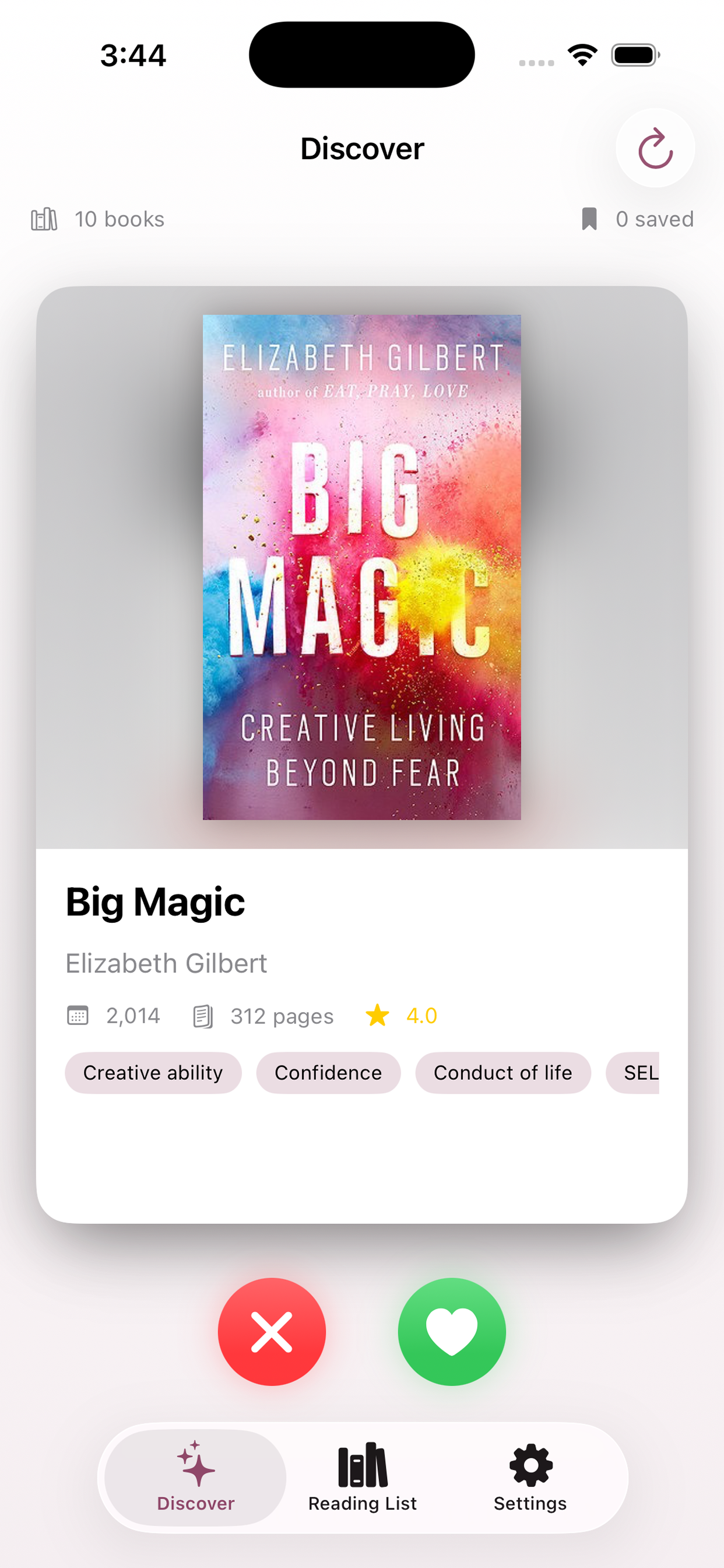 The Good Book Club app interface screenshot 3