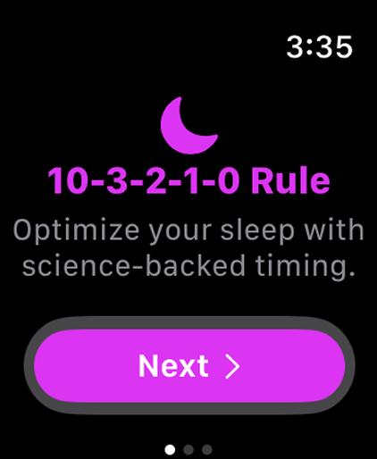 Wind-Down app interface screenshot 1